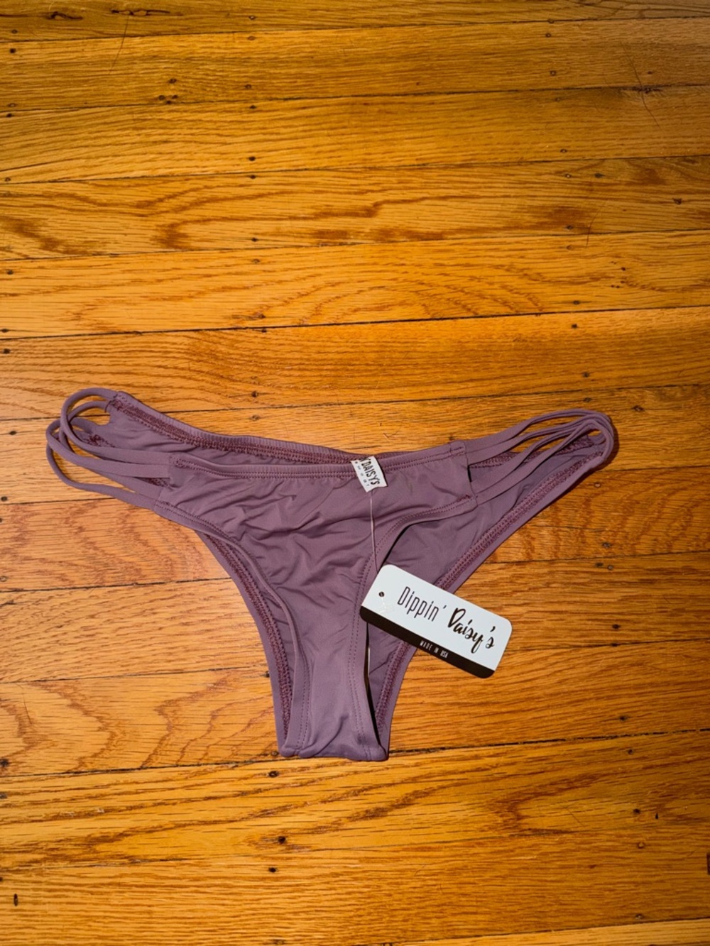 Dippin' Daisy's Purple Strappy Bikini Bottom